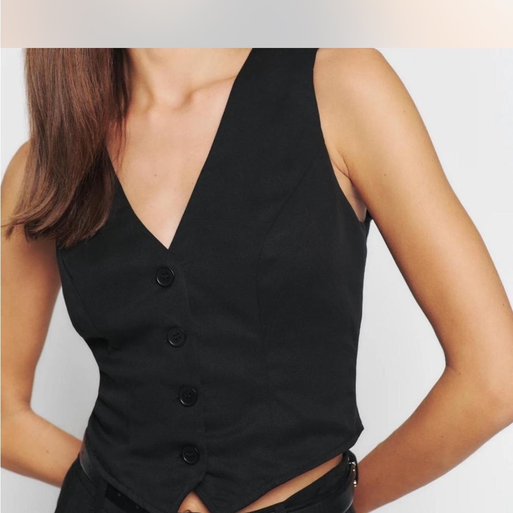 Reformation Black Vest